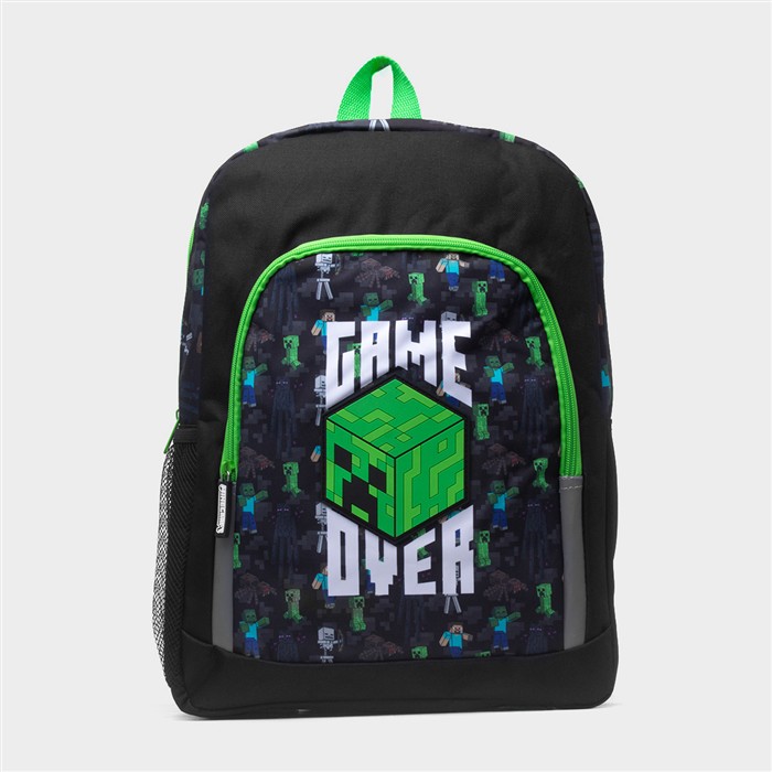 Kids Black Character Backpack