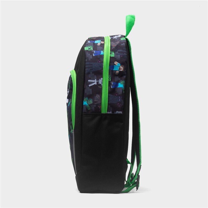 Kids Black Character Backpack