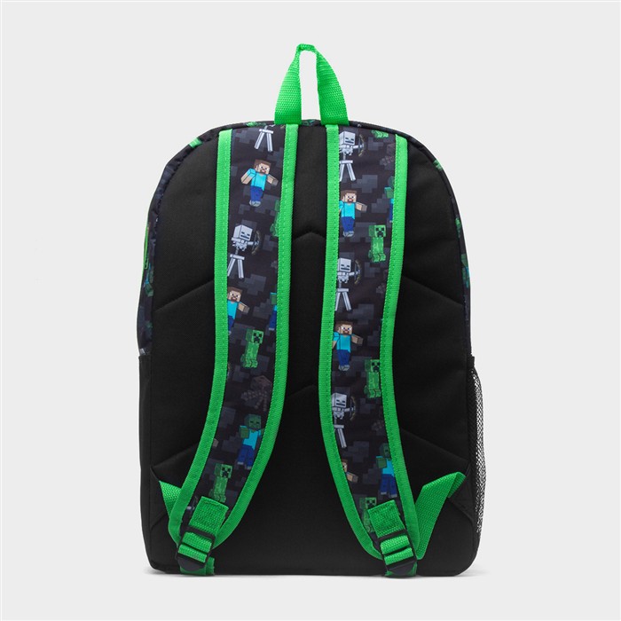 Kids Black Character Backpack