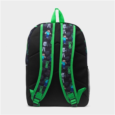 Kids Black Character Backpack
