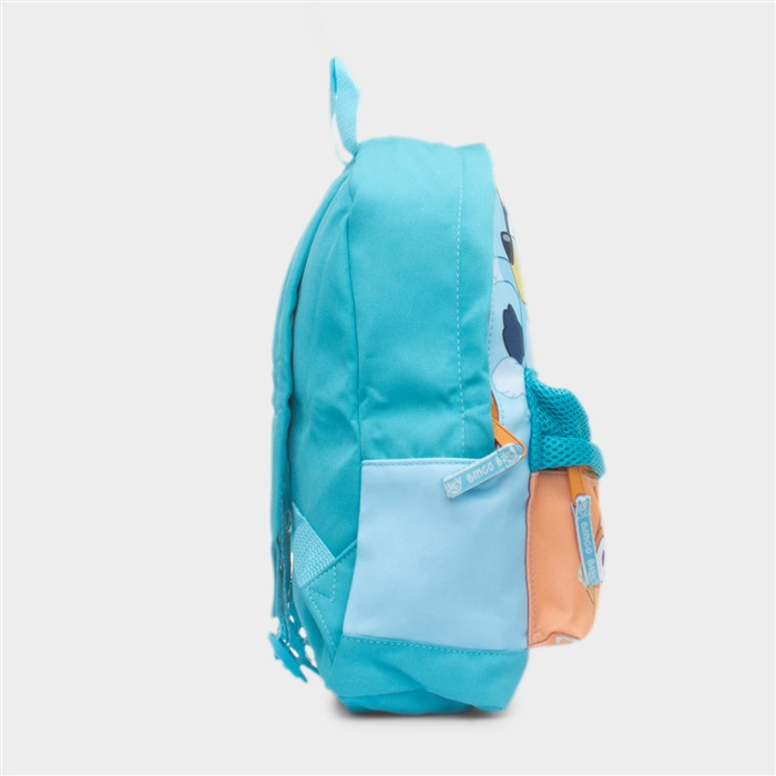 Kids Blue & Orange Character Backpack