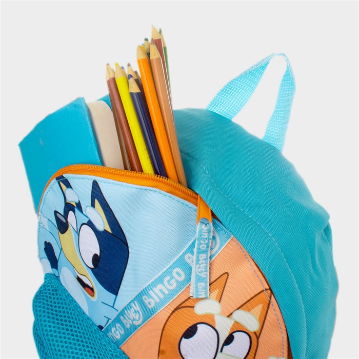 Kids Blue & Orange Character Backpack