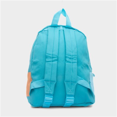 Kids Blue & Orange Character Backpack