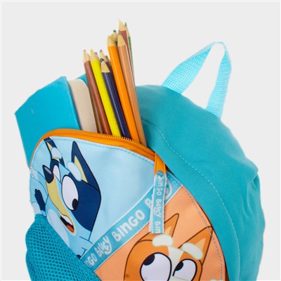 Kids Blue & Orange Character Backpack