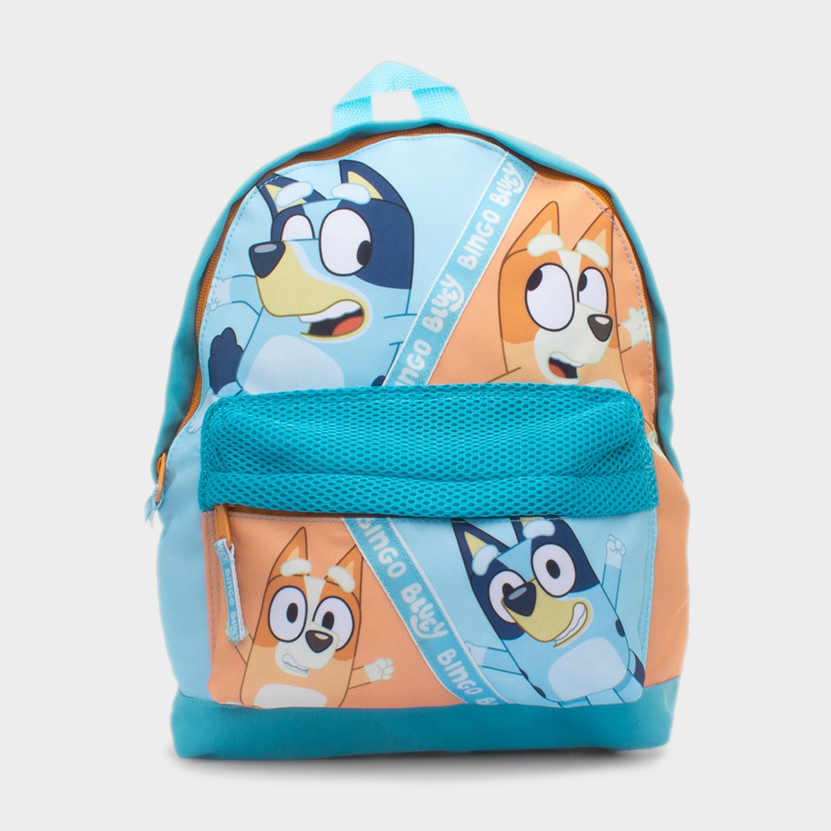 Kids Blue & Orange Character Backpack