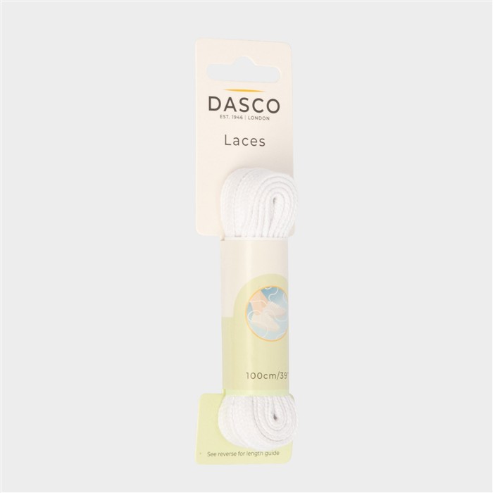 White 100cm Sports Shoe Laces