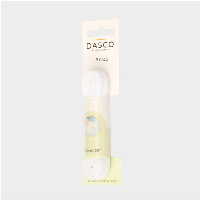 White 100cm Sports Shoe Laces