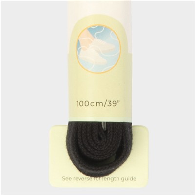 Black Sports 100cm Shoe Laces