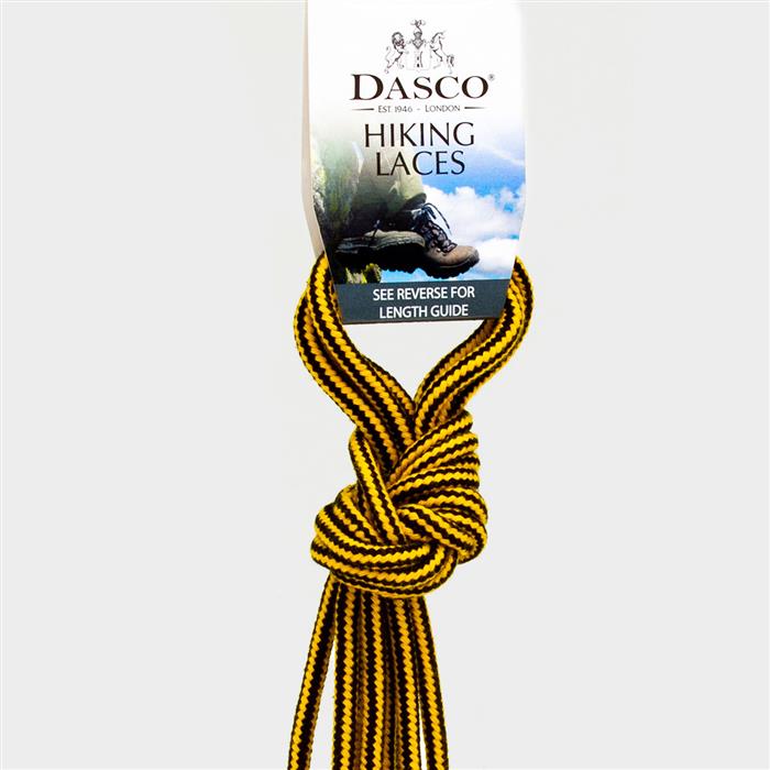 Yellow & Black 140cm Shoe Laces