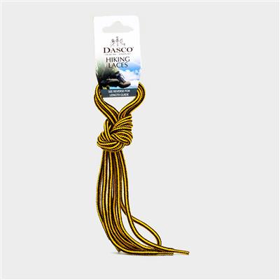 Grasmere Yellow & Black 140cm Shoe Laces