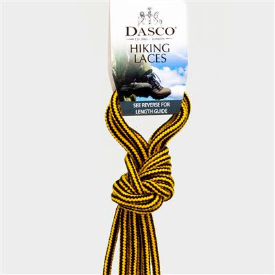 Yellow & Black 140cm Shoe Laces