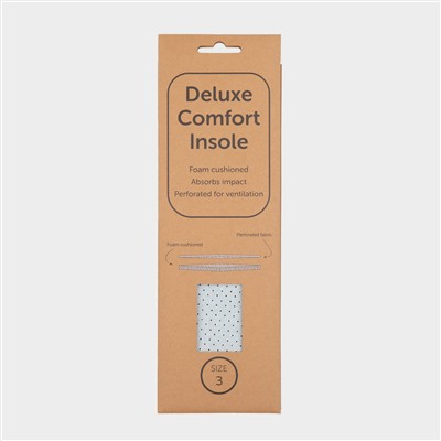 Bingley Deluxe Comfort Insole Size 3