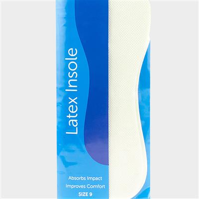 Latex Insoles Size 9