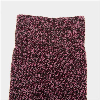 Womens Pink, Navy & Grey 3 Pack Boot Socks