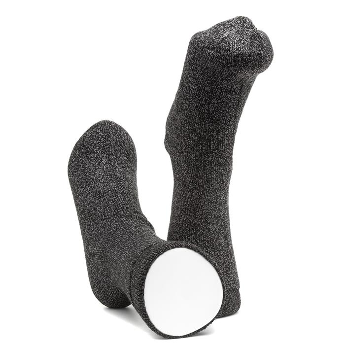 sock booties grey