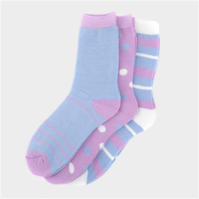 Womens Pack of 3 Thermal Socks