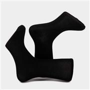 Mens Black 4 Pack Ankle Socks (Click For Details)