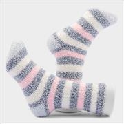 Womens 2 Pack Snuggle Ankle Socks (Click For Details)