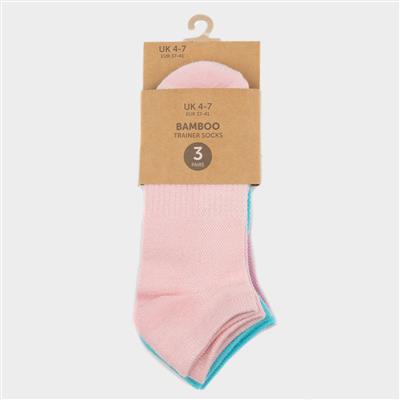 3 Pack Bamboo Trainer Liners in Multi Sizes 4-8