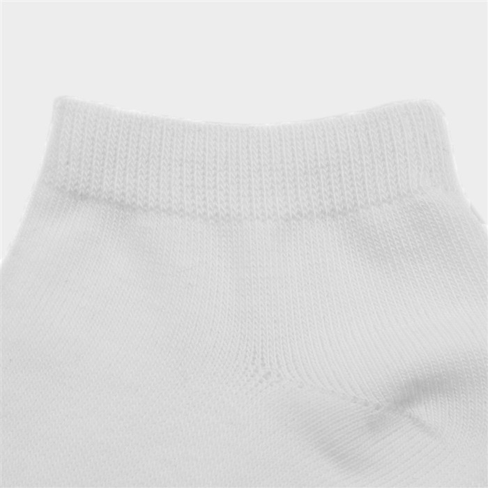 5 Pack White Trainer Socks Sizes 7-11