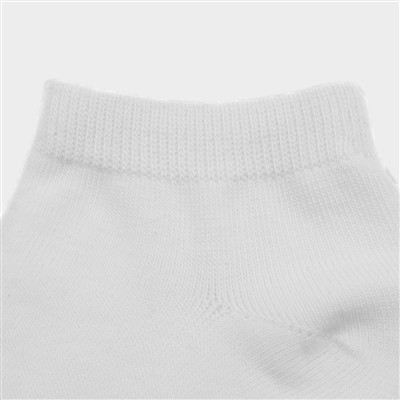 5 Pack White Trainer Socks Sizes 7-11