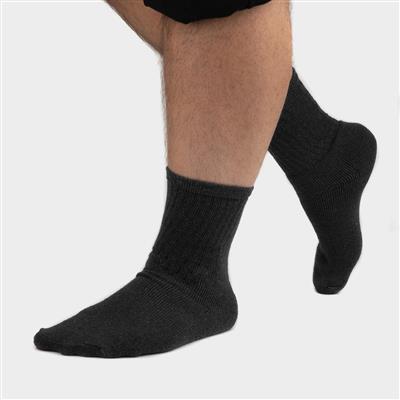 Stroud 5 Pack Mixed Grey Sport Socks Sizes 7-11
