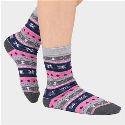 Alton 3 pack of Womens Thermal Socks - Size 4-7