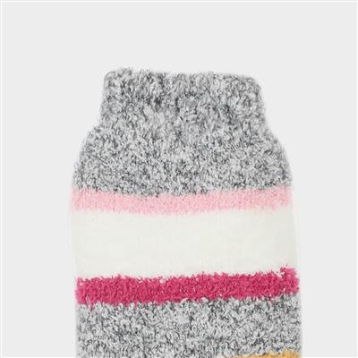 Ryde Womens Multicoloured Stripe Cosy Sock