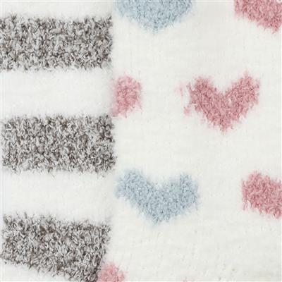 Frome 2 Pack of Womens Snuggle Socks - Sizes 4-7