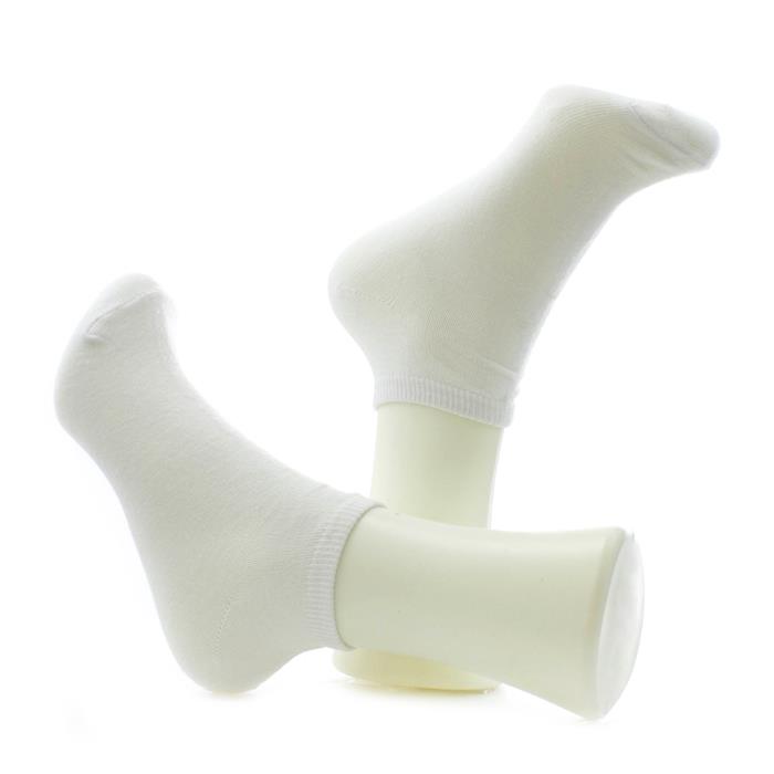 Image of Shoeology Womens  Pack Trainer Socks in White