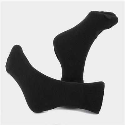 Mens Black 5 Pack Sport Socks