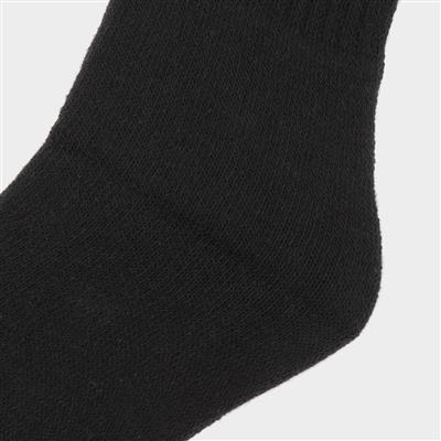 Mens Black 5 Pack Sport Socks