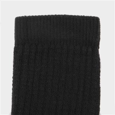 Mens Black 5 Pack Sport Socks