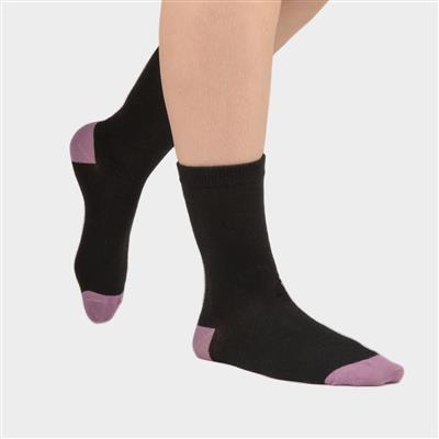 4 Pack Womens Multi-Coloured Ankle Socks