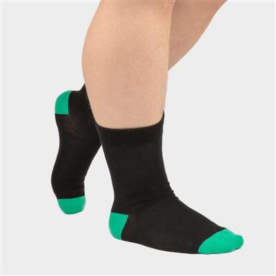 4 Pack Mens Multi-Coloured Ankle Socks