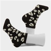 Ealing Womens 4 Pack Animal Print Trainer Socks (Click For Details)