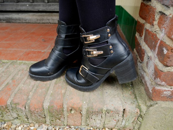 Gold Buckle Boots 