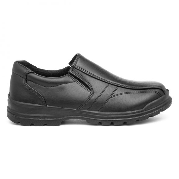 Trux Eric Boys Black Slip On Shoe Trux Eric Boys Black Slip On Shoe