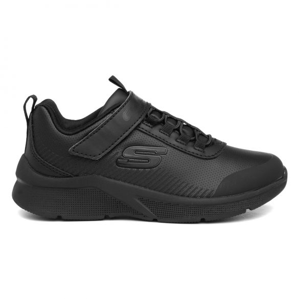 Skechers Microspec Classroom Kids Black Trainer Skechers Microspec Classroom Kids Black Trainer