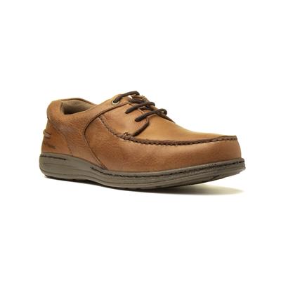 Hush Puppies Winston Mens Leather Shoe in Tan