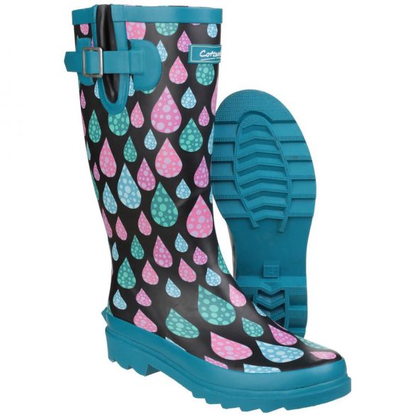 Cotswold Women's Burghley Multi-Coloured Welly