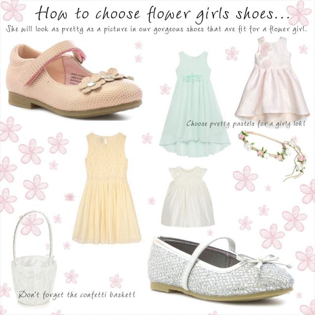  pastel green, yellow and ivory dresses along with pastel ballet shoes 