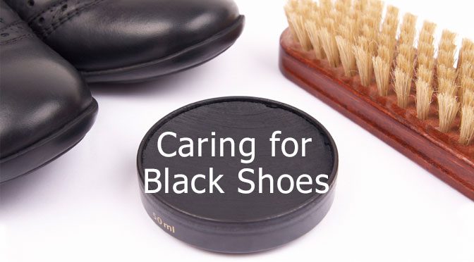 How to care for black shoes