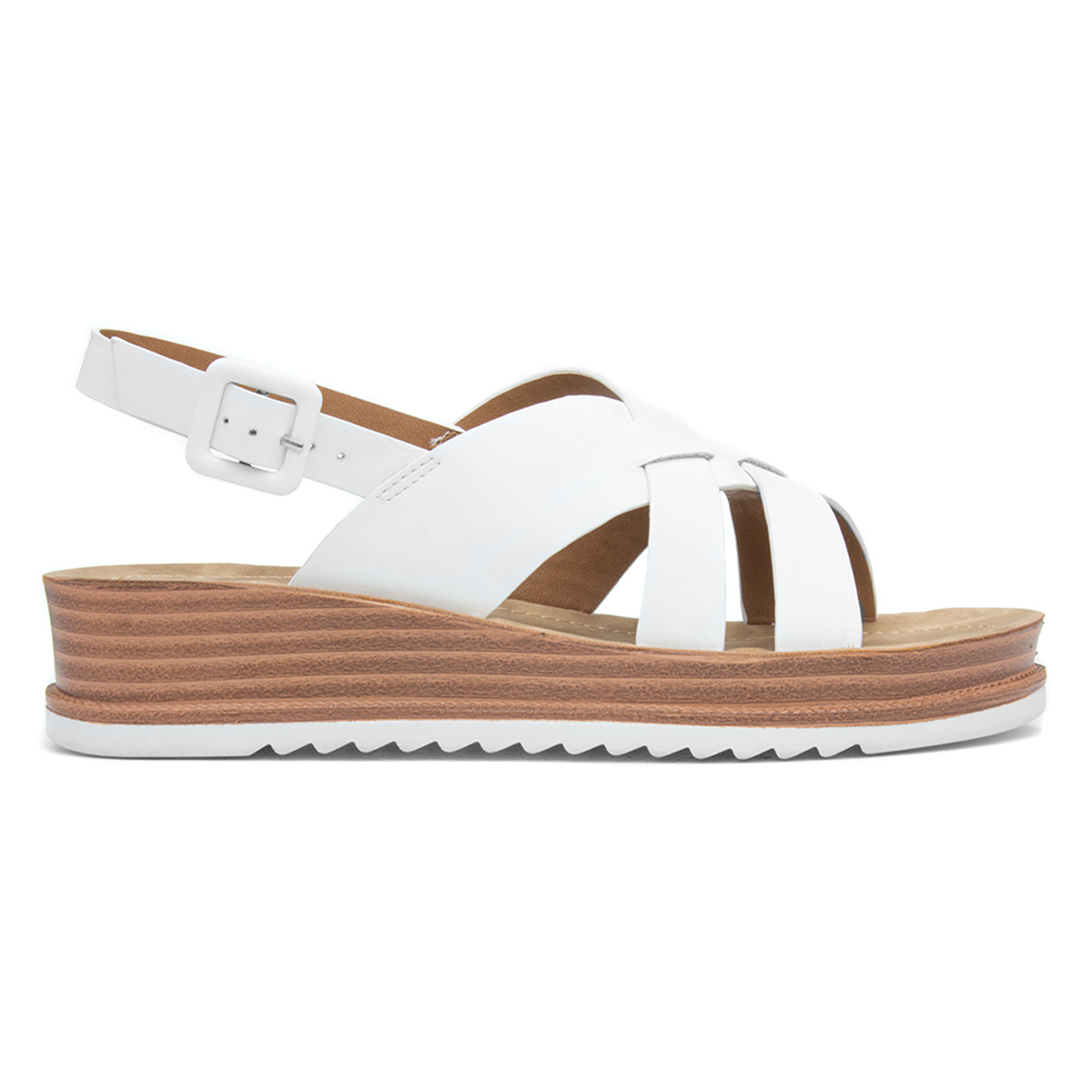 Lilley & Skinner Cuba Womens White Strappy Sandal