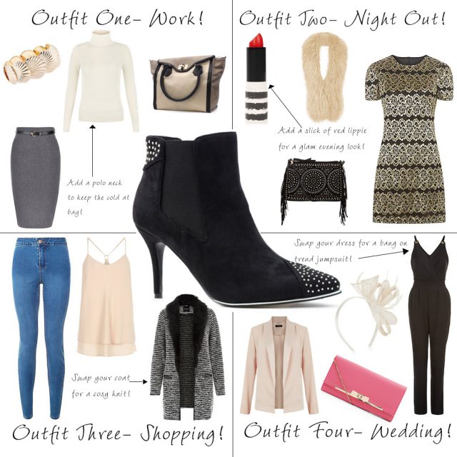 How to Style Studded Ankle Boots