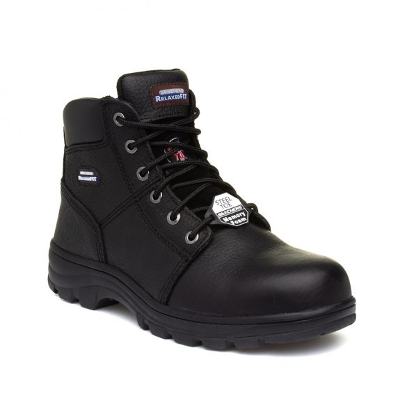 Skechers Workshire Men's Black Lace Up Safety Boot