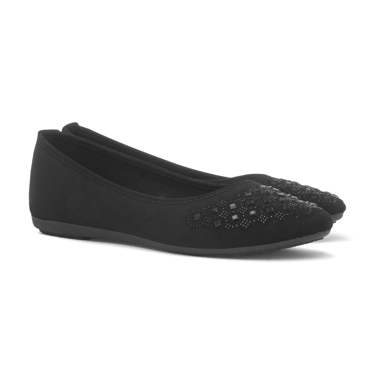 Lilley Womens Black Ballerina