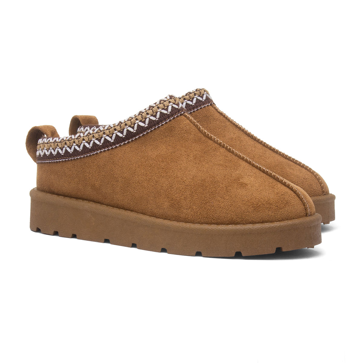 Truffle Collection Chloe Womens Chestnut Slipper