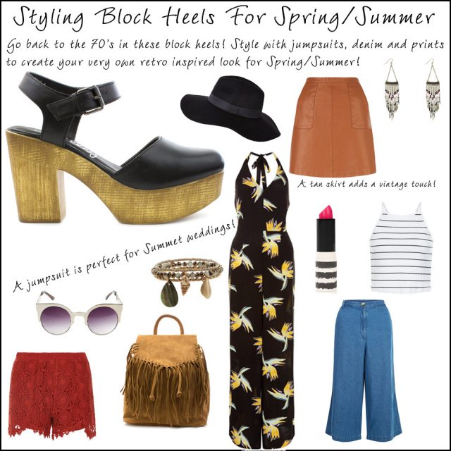 Black and sunflower pattern jumpsuit, wide-legged denim, purple sunglasses, fringe tan backpack