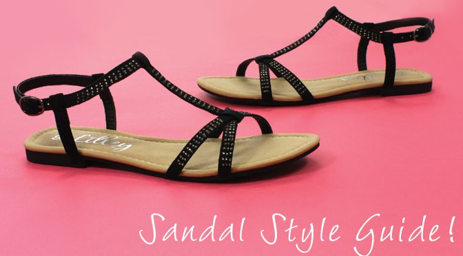 black sandals